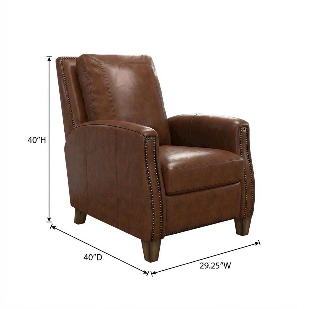 Hunter - Chestnut Charm Manual Pushback Recliner. Picture 9