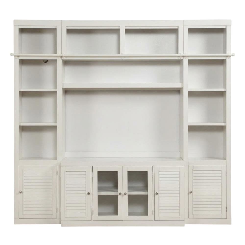 5-Piece Entertainment Wall with Modern Design and Durable Construction. Picture 4