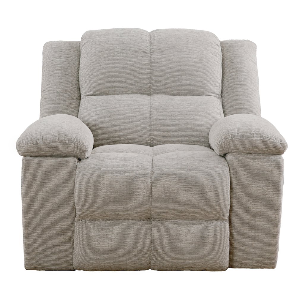 Buster - Opal Taupe Manual Reclining Sofa and Recliner. Picture 9
