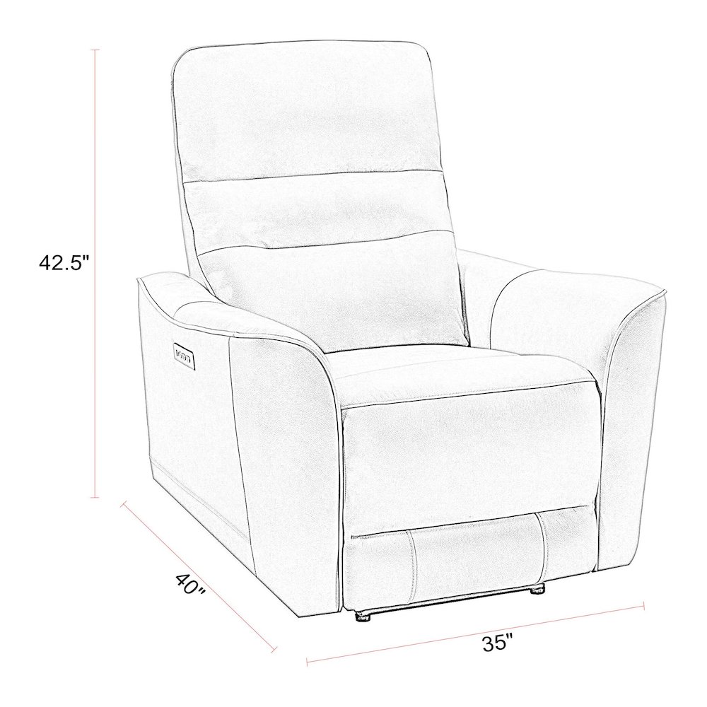 Taylor - Brazilian Cocoa Power Zero Gravity Recliner. Picture 10
