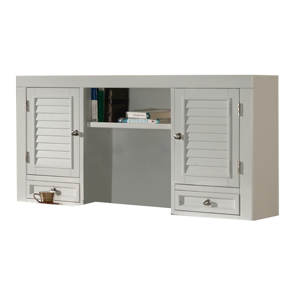 Boca L Shape Desk with Hutch. Picture 5