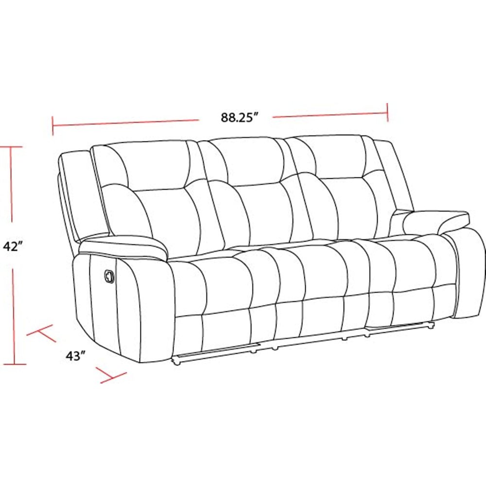 Blake - Desert Taupe Manual Reclining Sofa and Loveseat. Picture 20
