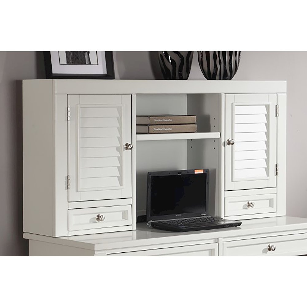 Boca L Shape Desk with Hutch. Picture 10