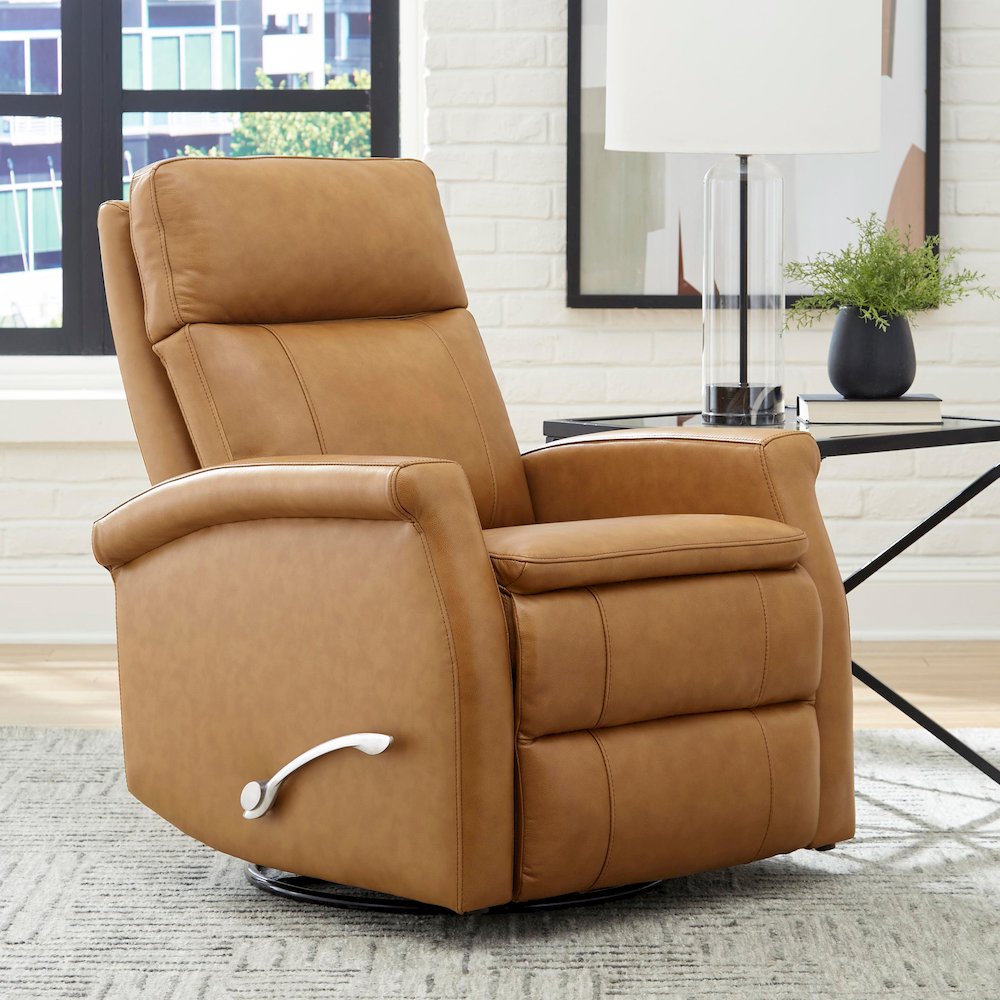 Bristol - Russet Swivel Glider Recliner Two Pack. Picture 13
