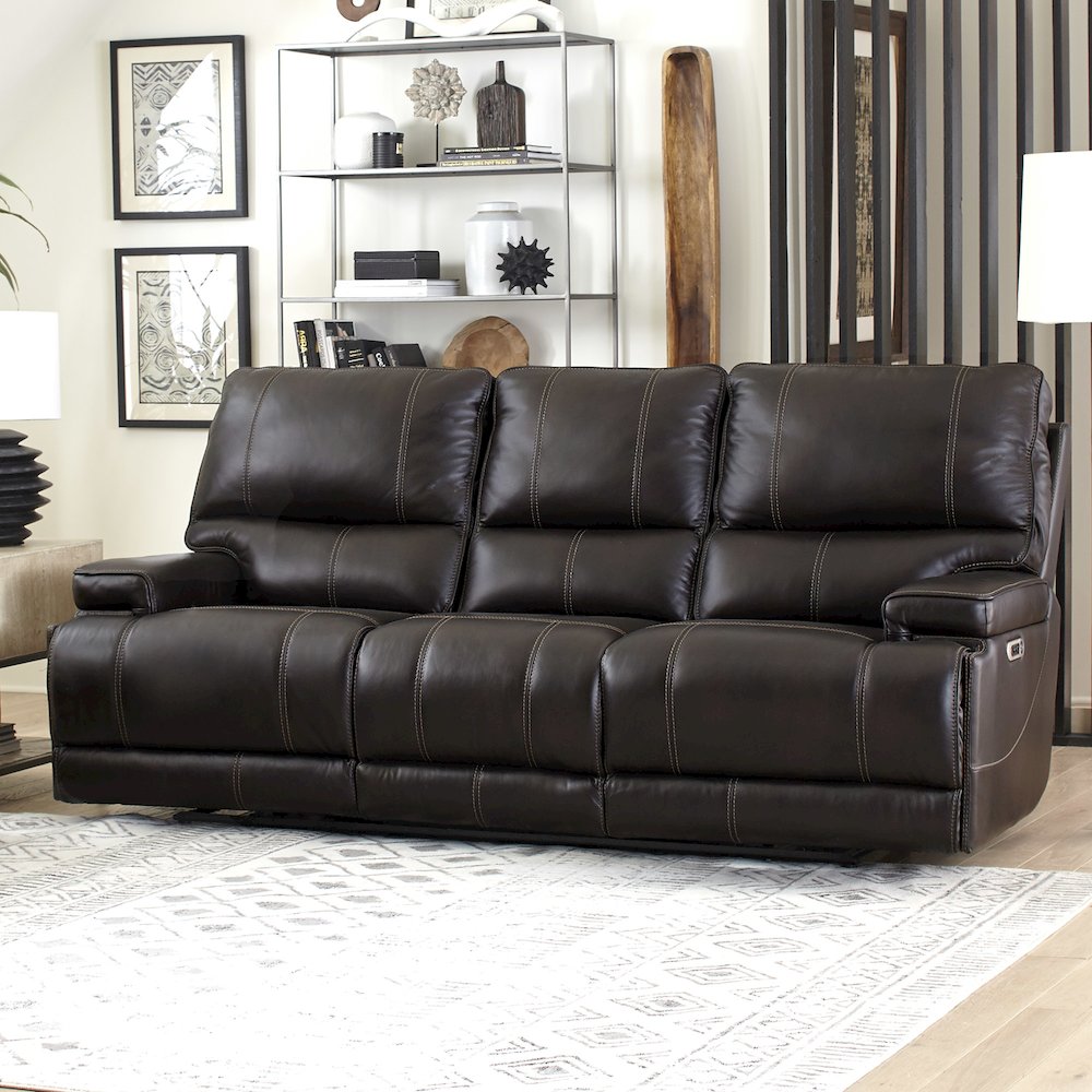 Verona Coffee - Powered By Freemotion Power Reclining Sofa Loveseat and Recliner. Picture 15