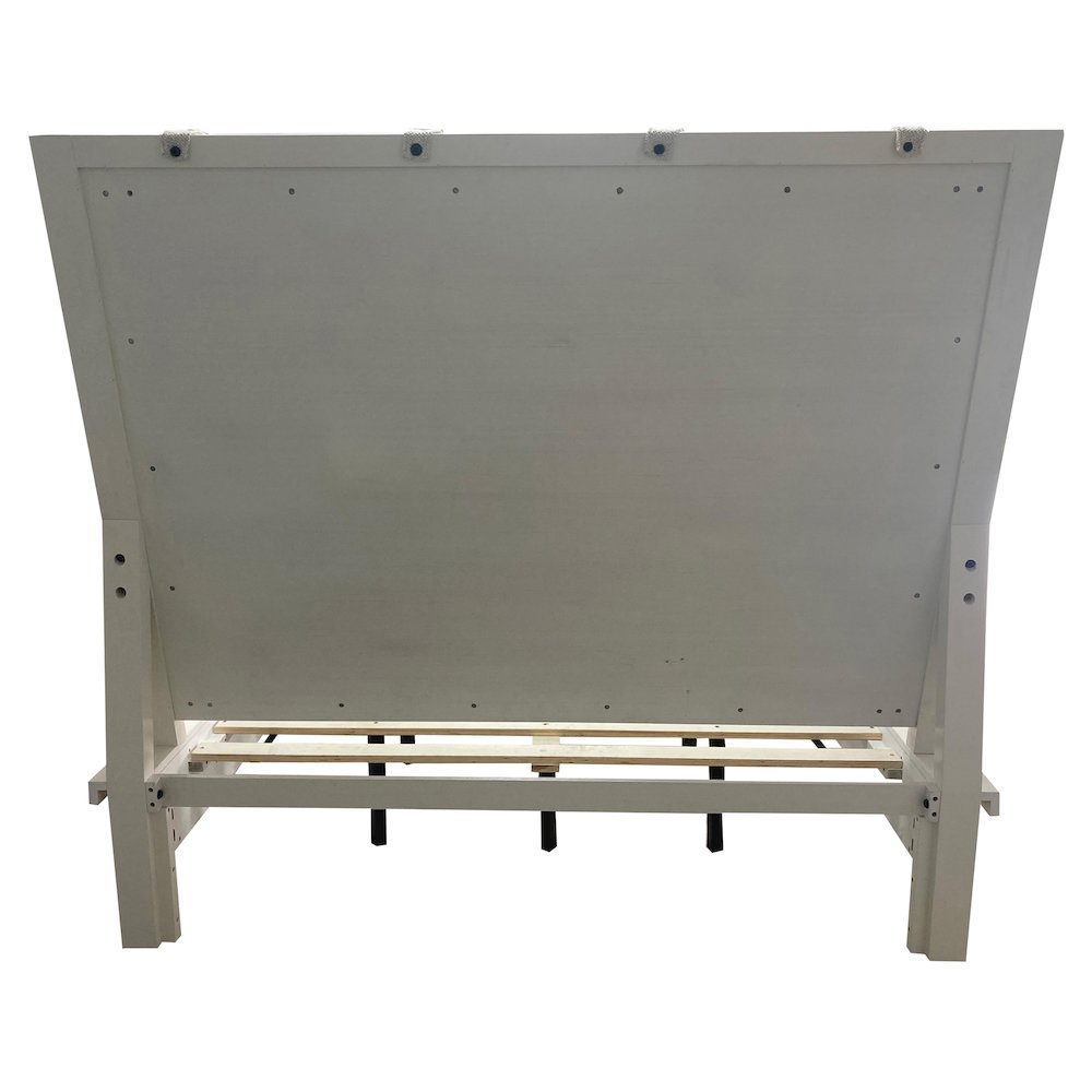 Modern Bedroom Queen Platform Bed with 2 Nightstands. Picture 6