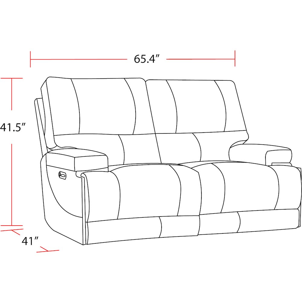 Verona Azure - Powered By Freemotion Power Reclining Sofa Loveseat and Recliner. Picture 21