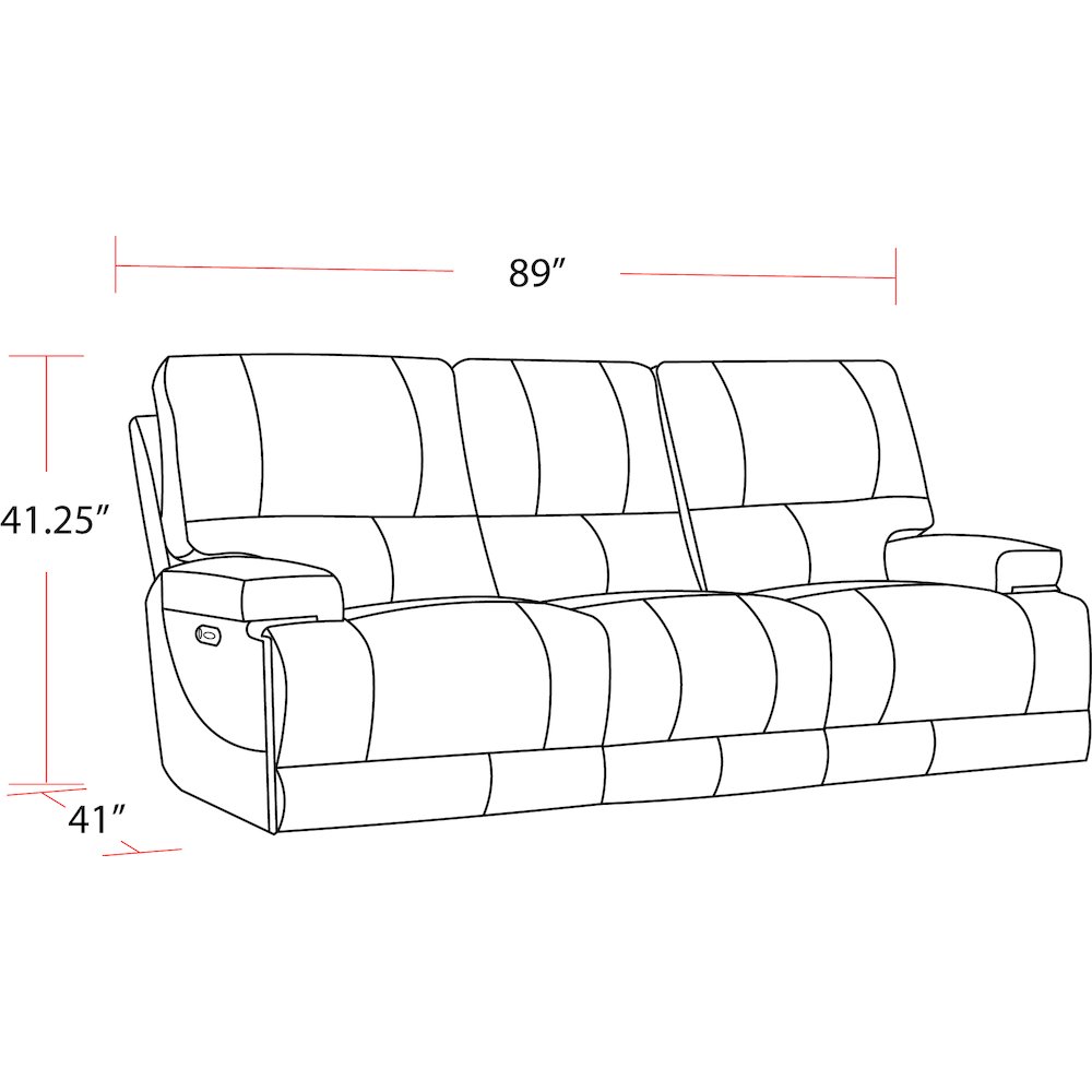 Verona Azure - Powered By Freemotion Power Reclining Sofa and Two Recliners. Picture 12