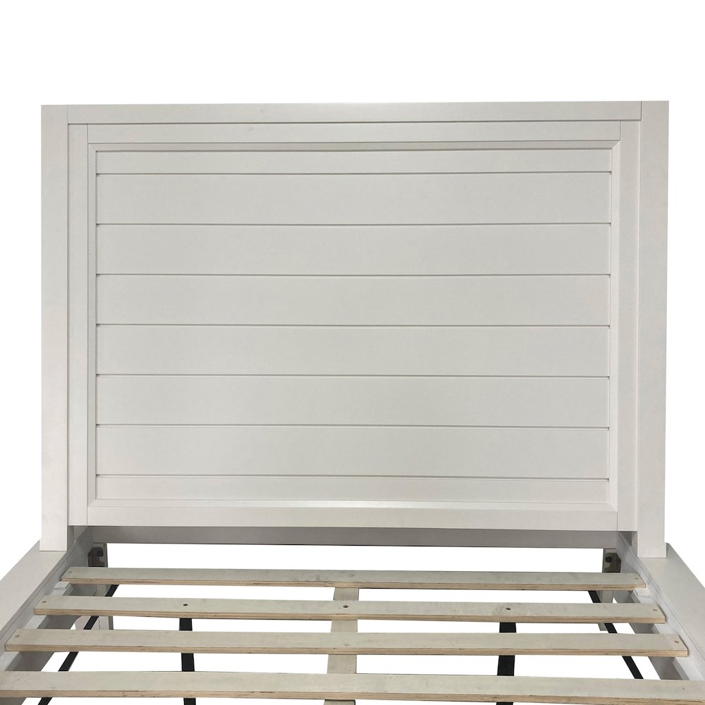 Modern Bedroom Queen Platform Bed with 2 Nightstands. Picture 12