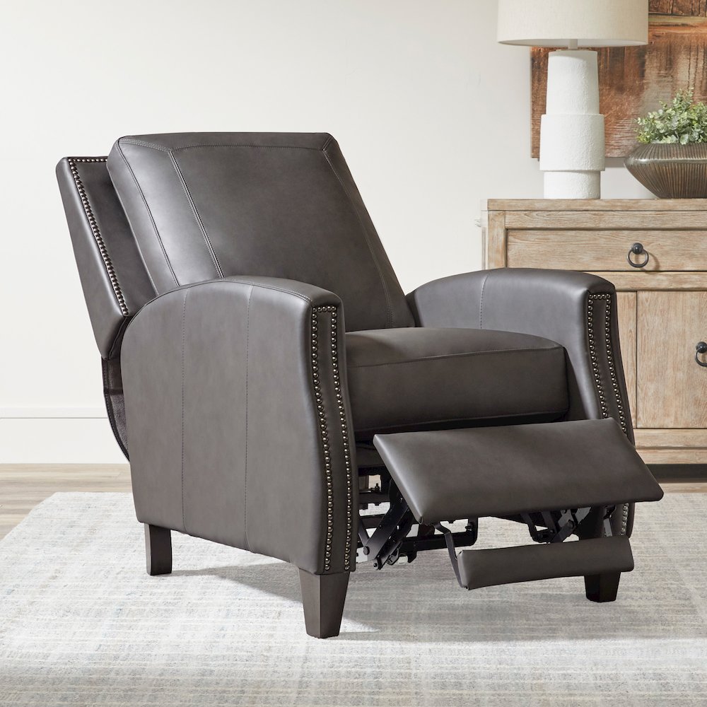 Hunter - Echo Grey Power Cordless High Leg Recliner P2 Two Pack. Picture 12
