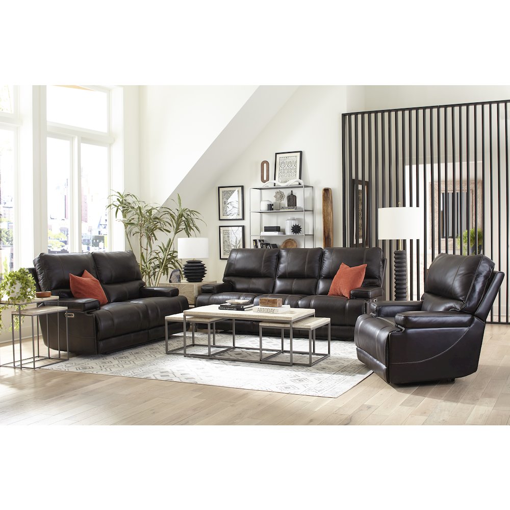 Whitman - Verona Coffee - Powered By Freemotion Cordless Power Recliner. Picture 9