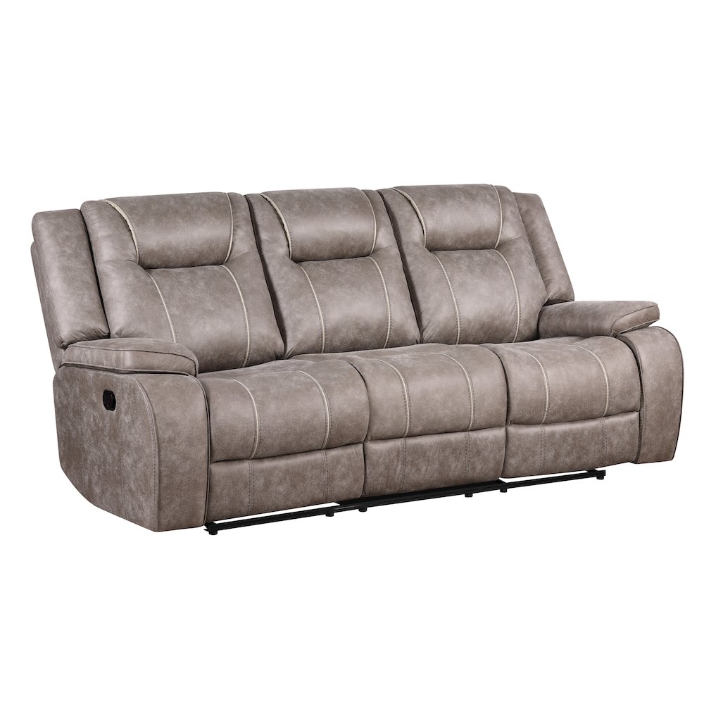 Blake - Desert Taupe Manual Reclining Sofa and Loveseat. Picture 2
