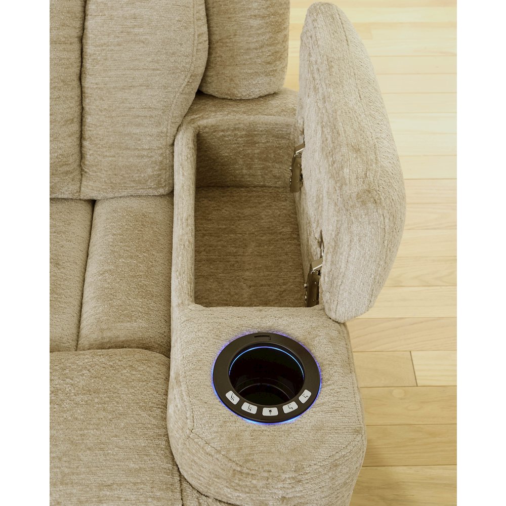 Dalton - Lucky Fawn Power Reclining Sofa and Two Recliners. Picture 20