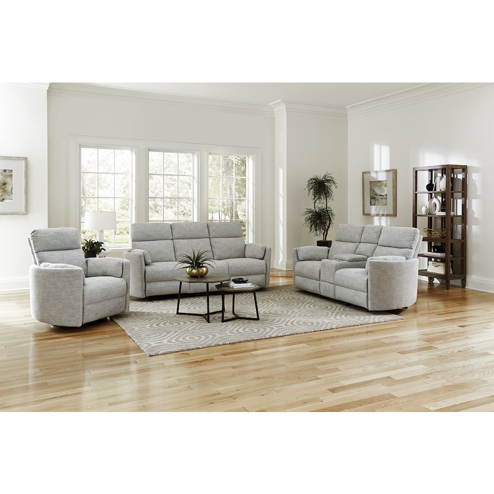 Radius - Mineral Power Swivel Glider Recliner. Picture 17