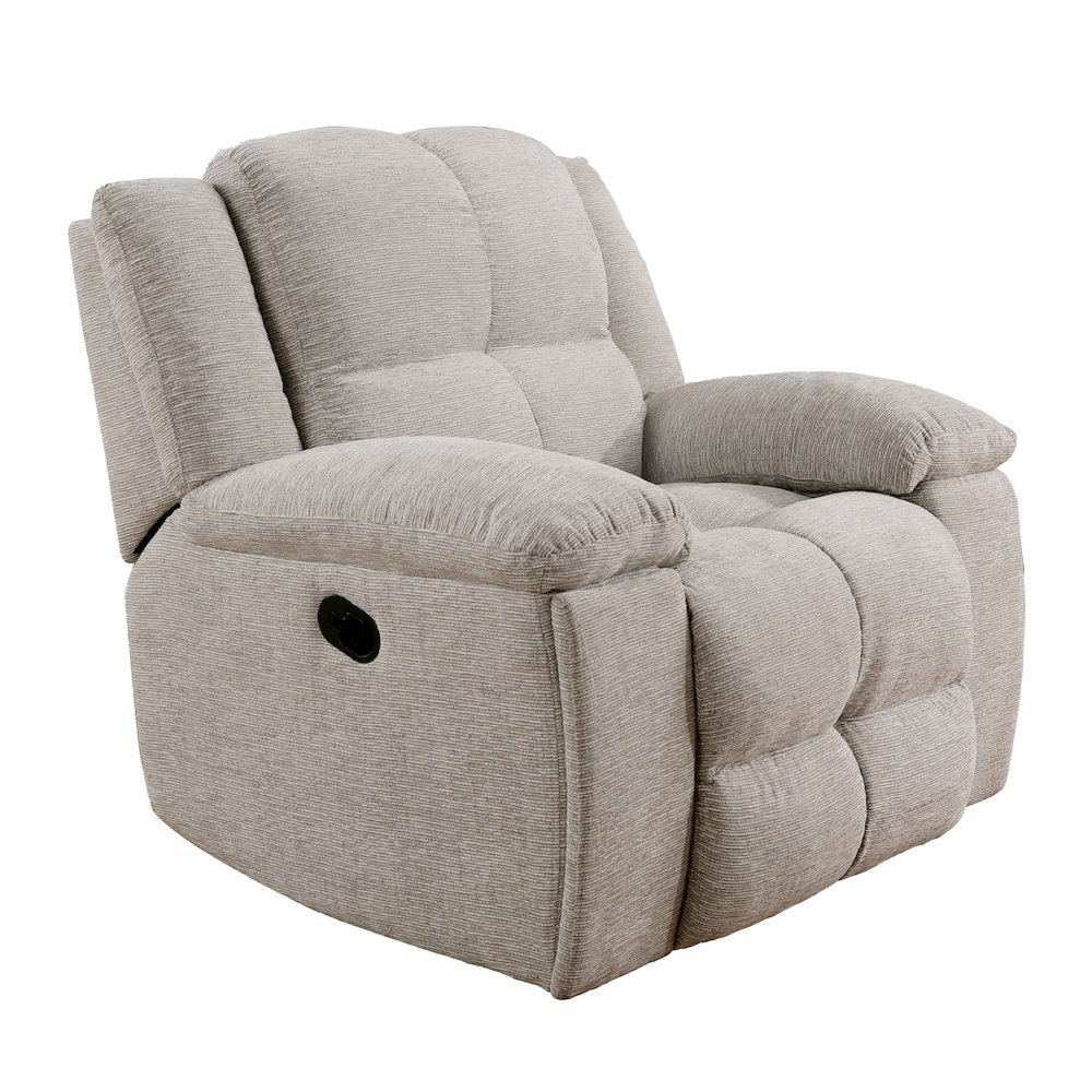 Buster - Opal Taupe Manual Reclining Sofa and Recliner. Picture 7