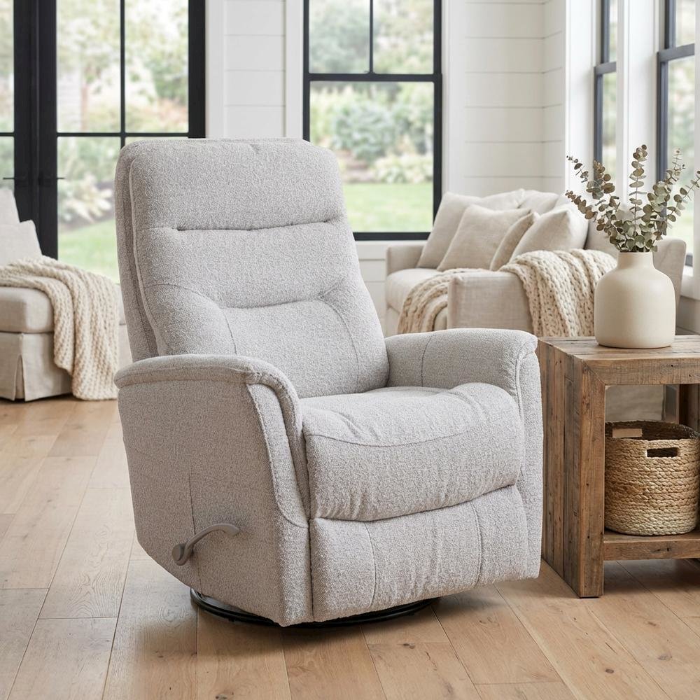 Gemini - Bloke Cotton Swivel Glider Recliner. Picture 2