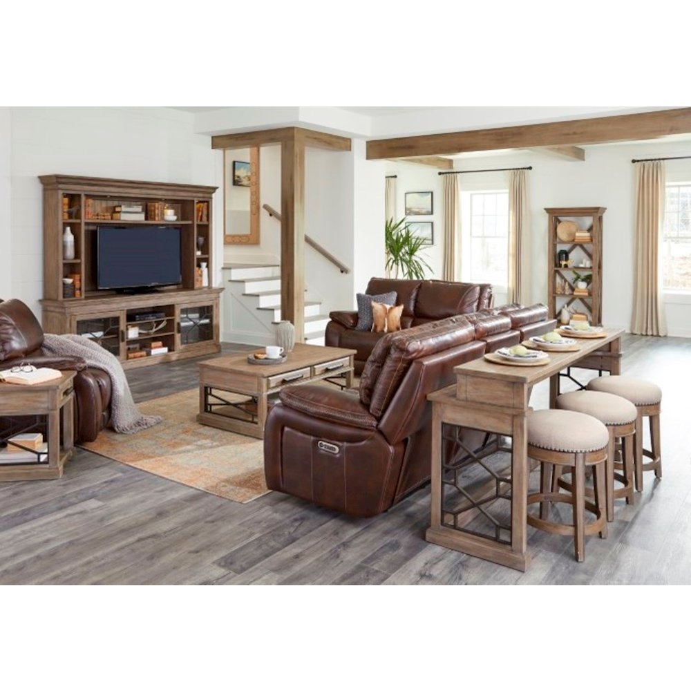 Vail - Burnt Sienna Power Reclining Sofa Loveseat and Recliner. Picture 9