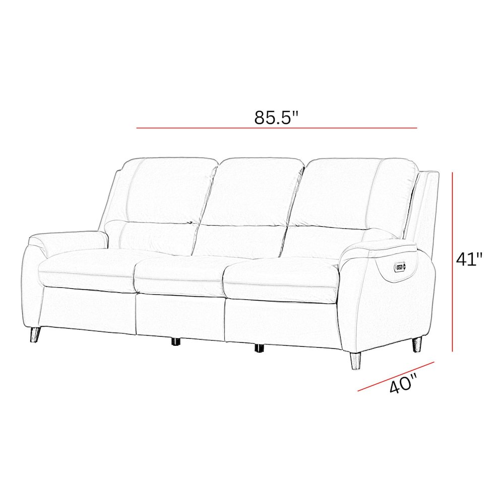Austin - Caramel Cream Power Reclining Sofa and Loveseat. Picture 13