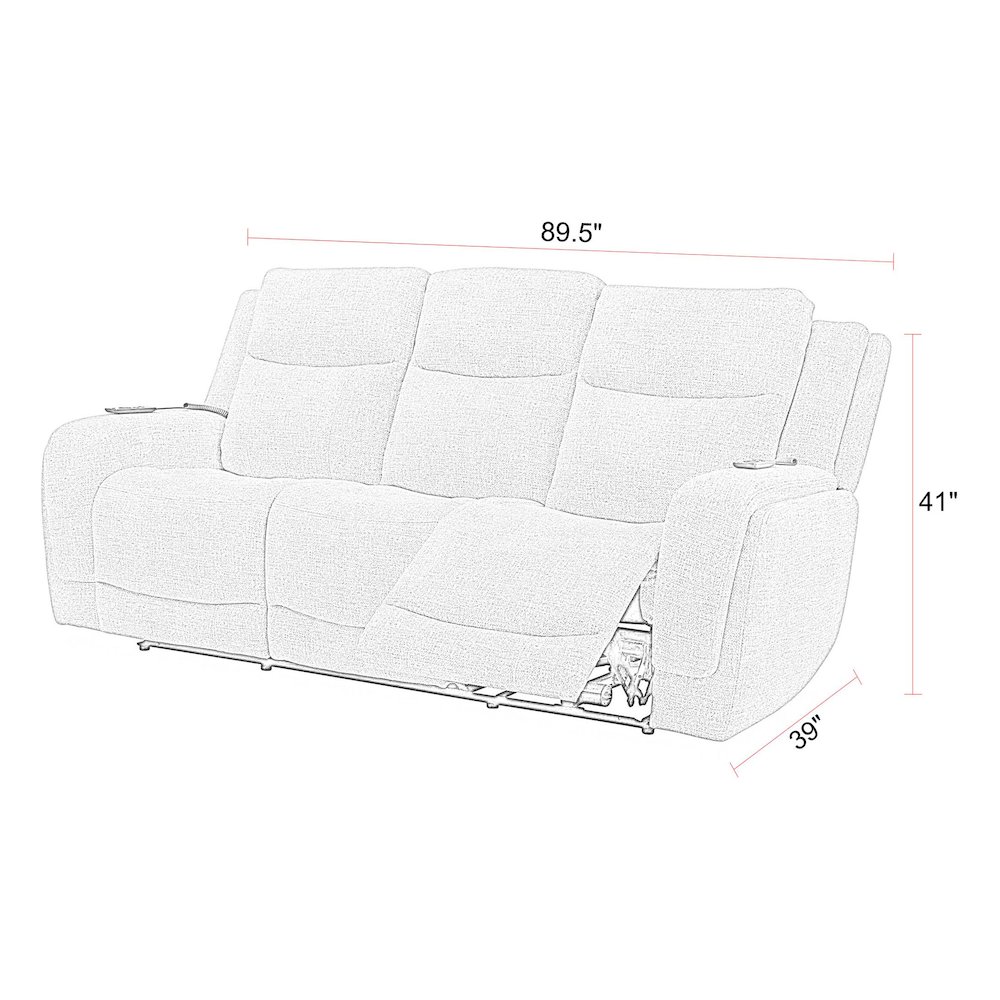 Penfield - Frappe Power Reclining Sofa and Loveseat. Picture 25