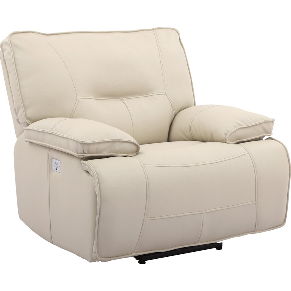 Spartacus - Oyster Power Reclining Sofa Loveseat and Recliner. Picture 4