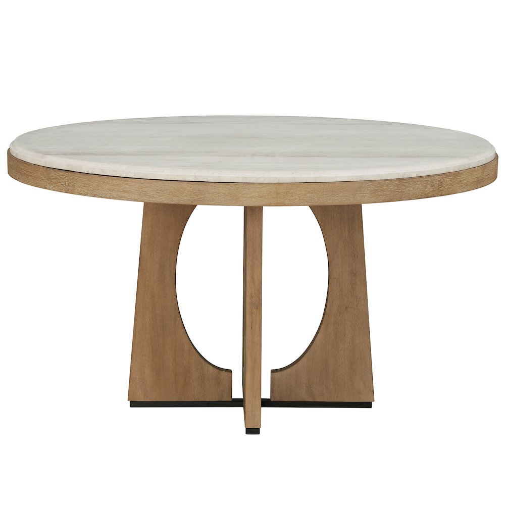 Dining 54" Round Table with buffet server & 4 barrel chairs. Picture 3