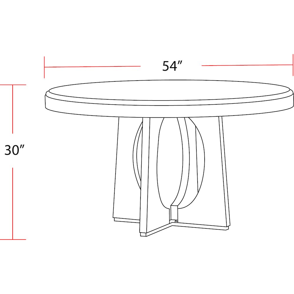 Dining 54" Round Table with buffet server & 4 barrel chairs. Picture 14