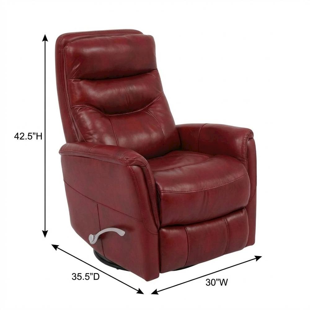 Gemini - Rouge Swivel Glider Recliner Two Pack. Picture 6