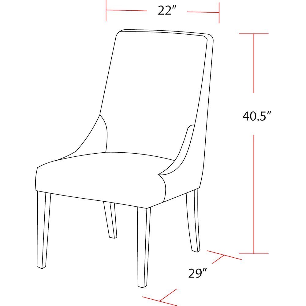 Sierra - Mirage Mist Dining Chair Two Pack. Picture 9