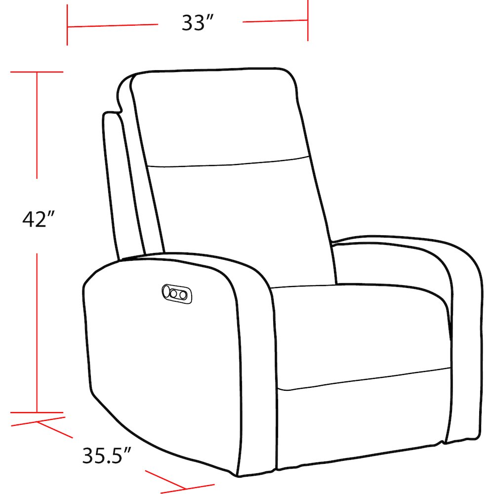 Thriller - Natural Beauty Multi Power Swivel Glider Recliner. Picture 8