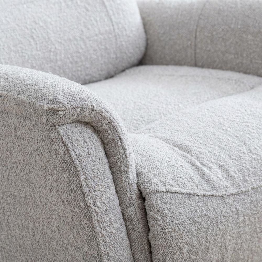 Gemini - Bloke Cotton Swivel Glider Recliner. Picture 7