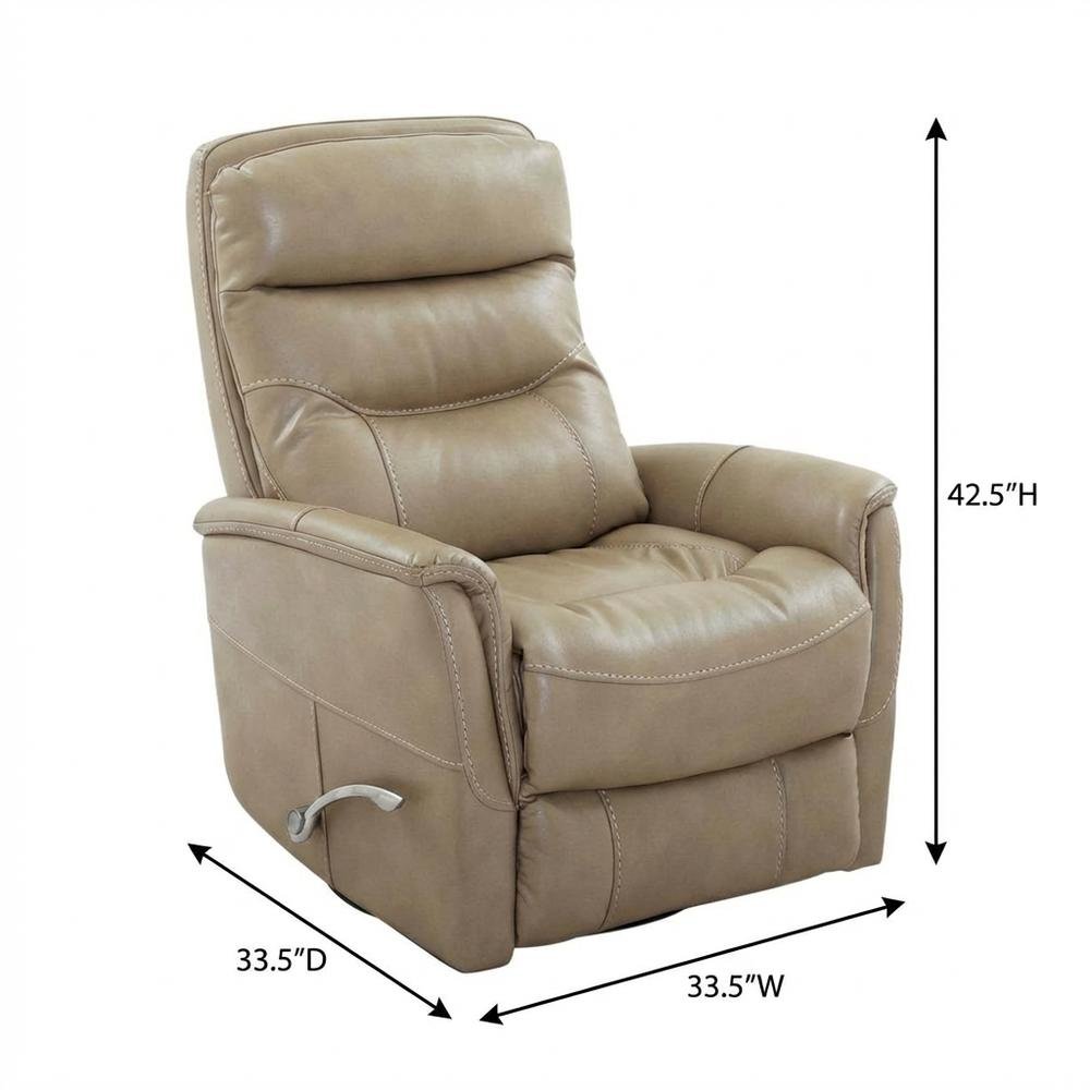 Gemini - Linen Swivel Glider Recliner. Picture 7