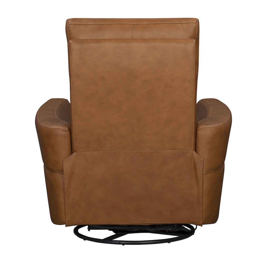 Remmington - Vintage Caramel Power Swivel Glider Recliner P2 Two Pack. Picture 5