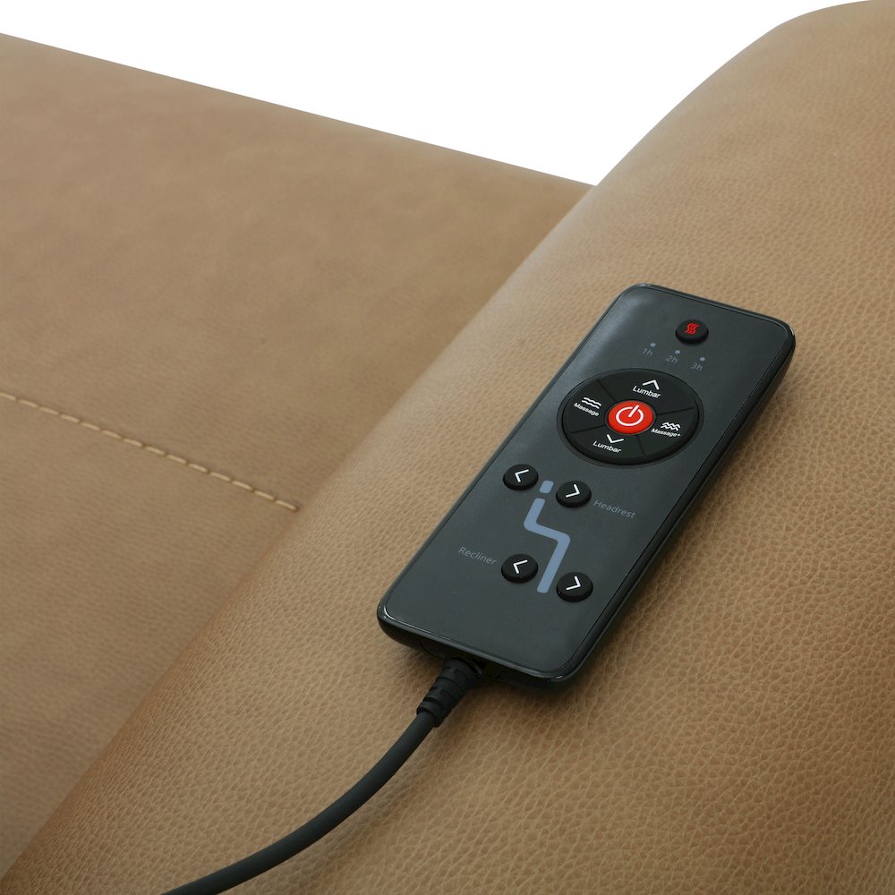 Momentum - Cashew Power Zero Gravity Recliner with Heat & Massage. Picture 11