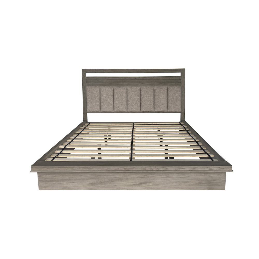 Pure Modern Bedroom Queen Platform Bed. Picture 4