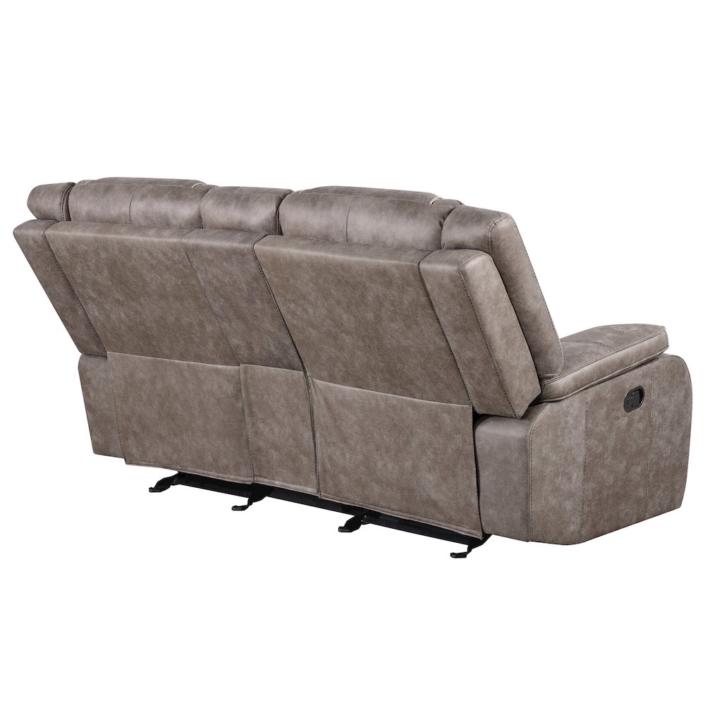 Blake - Desert Taupe Reclining Console Loveseat. Picture 6