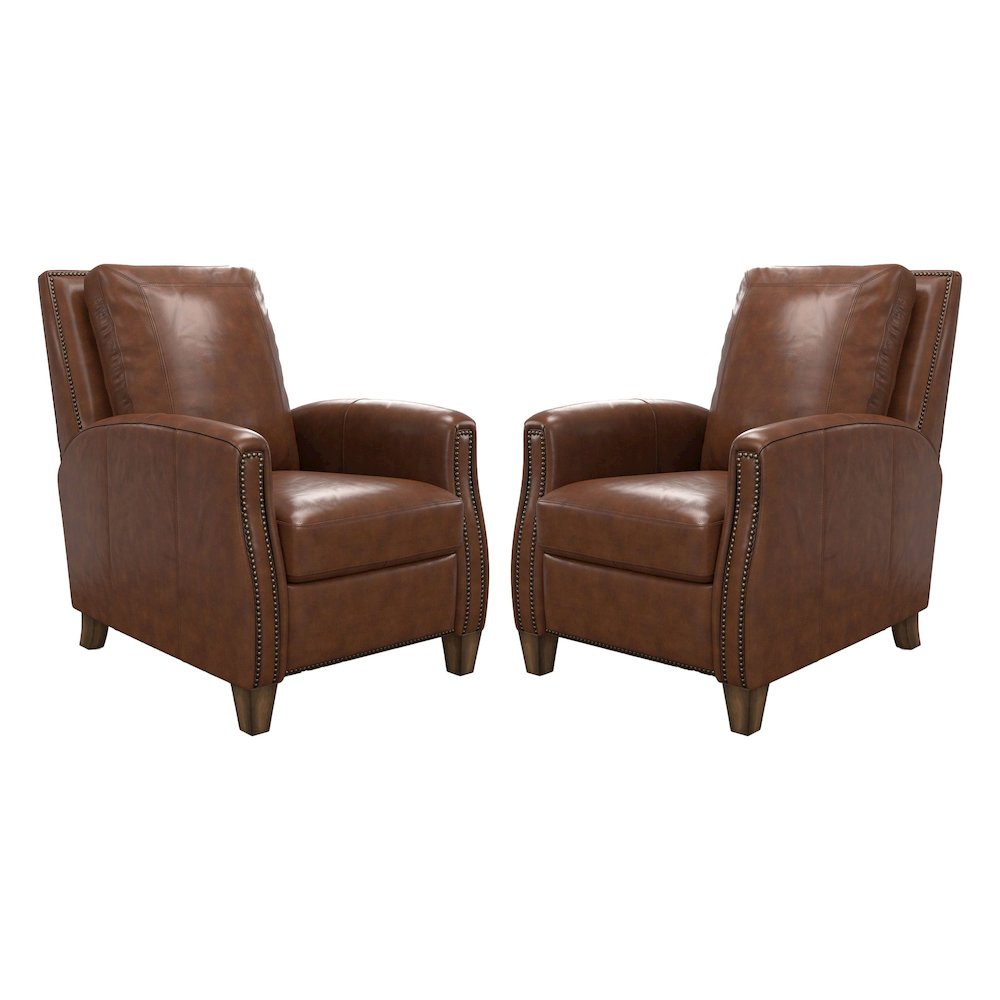 Hunter - Chestnut Charm Manual Recliner Two Pack. Picture 1