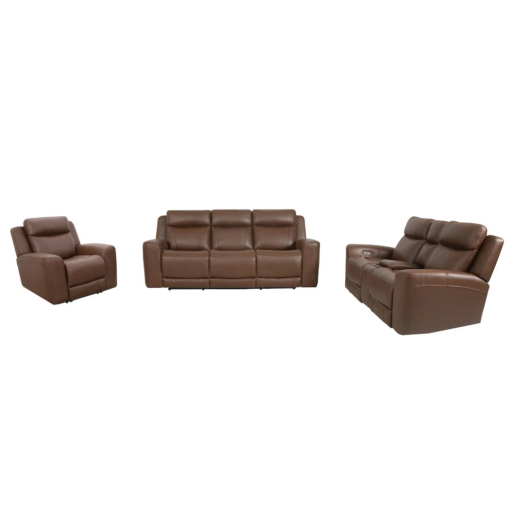Calgary - Autumn Umber Power Reclining Sofa, Loveseat and Recliner. Picture 1