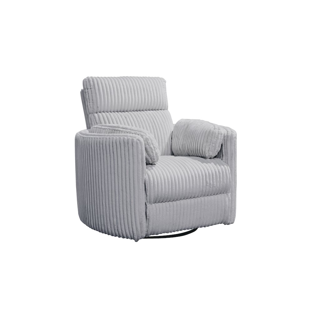 Radius - Mega Grey Swivel Power Glider Recliner. Picture 1