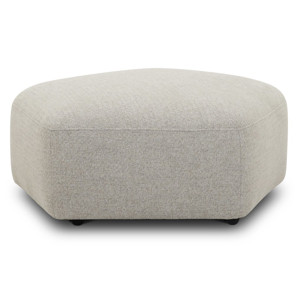 Playful - Canes Cobblestone Ottoman with Casters. Picture 1