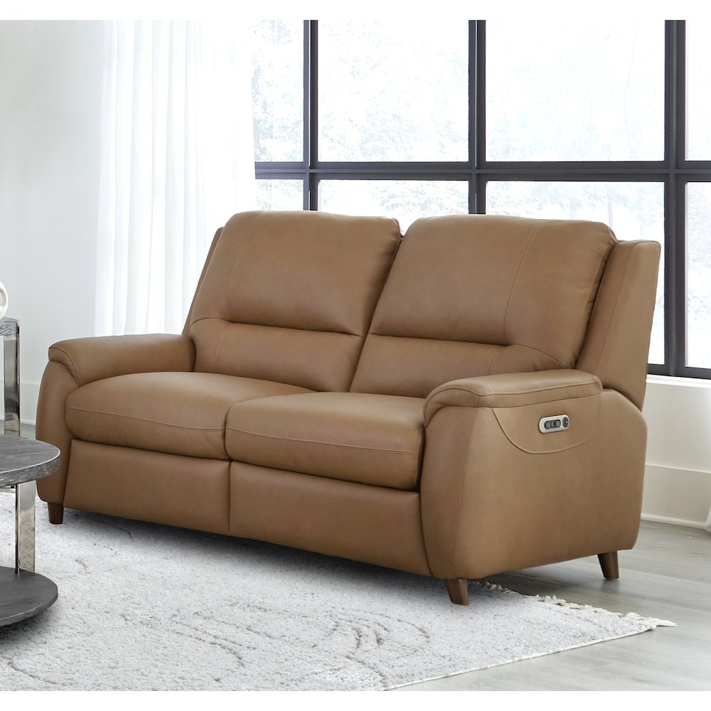 Austin - Caramel Cream Power Reclining Loveseat P2. Picture 4