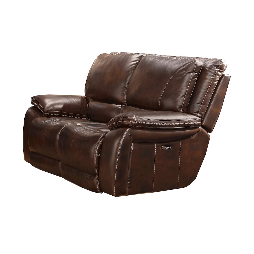 Vail - Burnt Sienna Power Reclining Loveseat. Picture 1