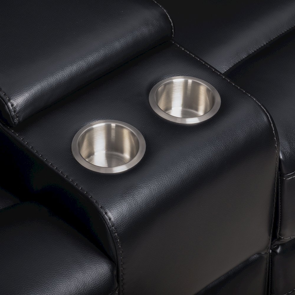 Clayton - Phantom Manual Console Loveseat. Picture 17