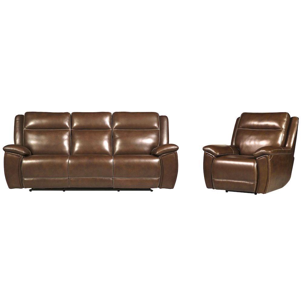 Jameson - Hickory Power Reclining Zero Gravity Sofa and Recliner. Picture 1