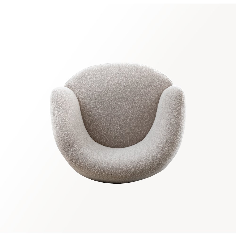 Carina - Bloke Cotton Swivel Barrel Chair. Picture 5
