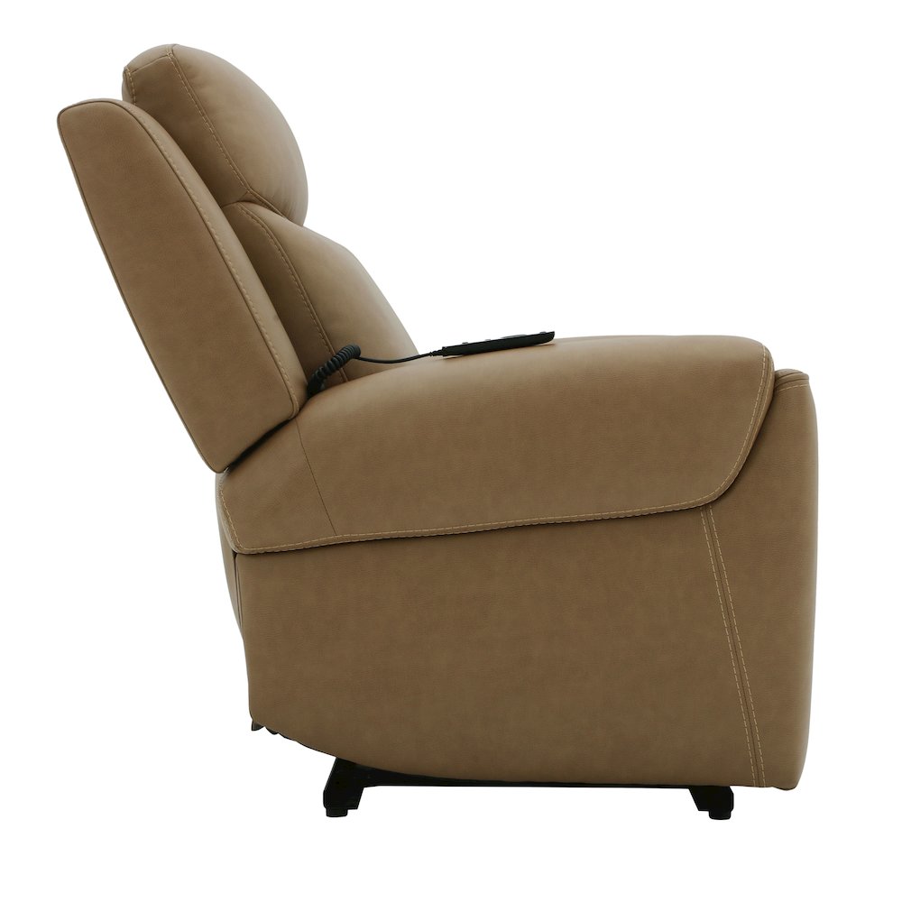 Momentum - Cashew Power Zero Gravity Recliner with Heat & Massage. Picture 4