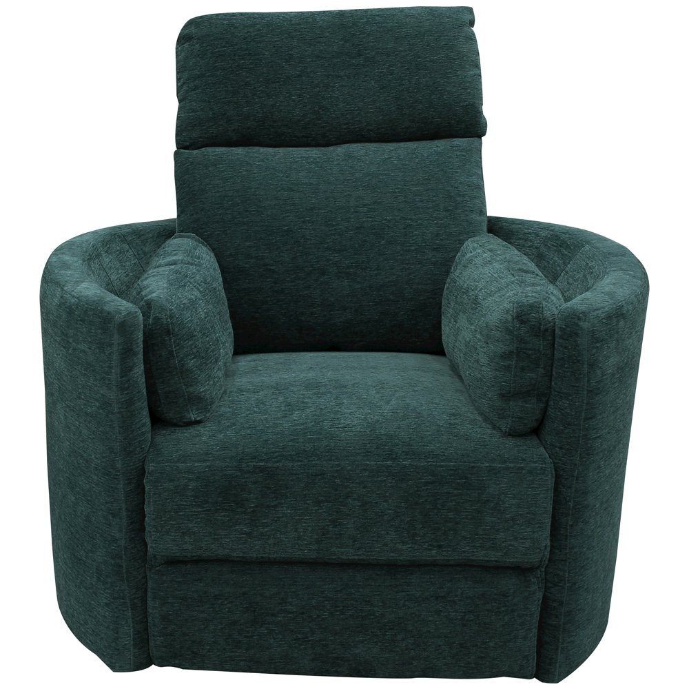 Radius - Peacock Power Swivel Glider Recliner Two Pack. Picture 3