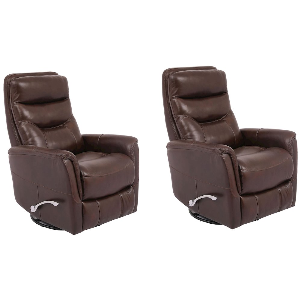 Gemini - Robust Swivel Glider Recliner Two Pack. Picture 1