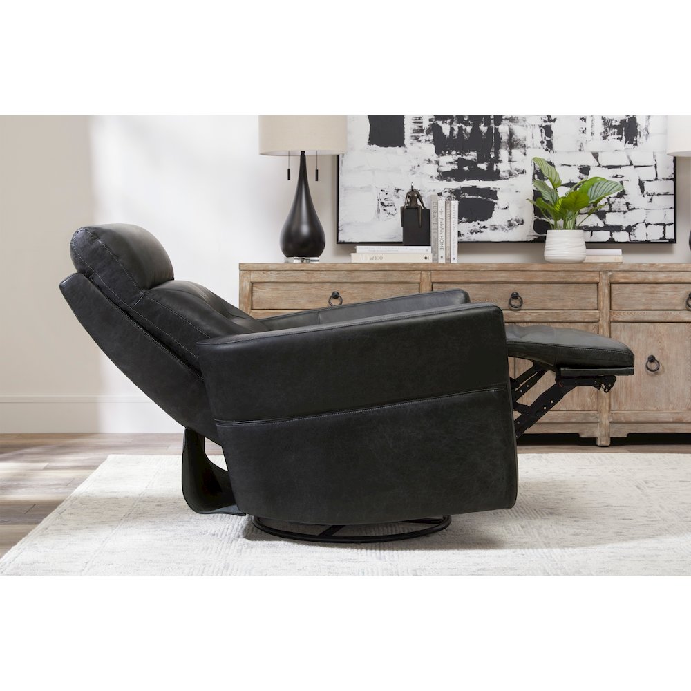 Remmington - Vintage Slate Power Swivel Glider Recliner P2 Two Pack. Picture 10