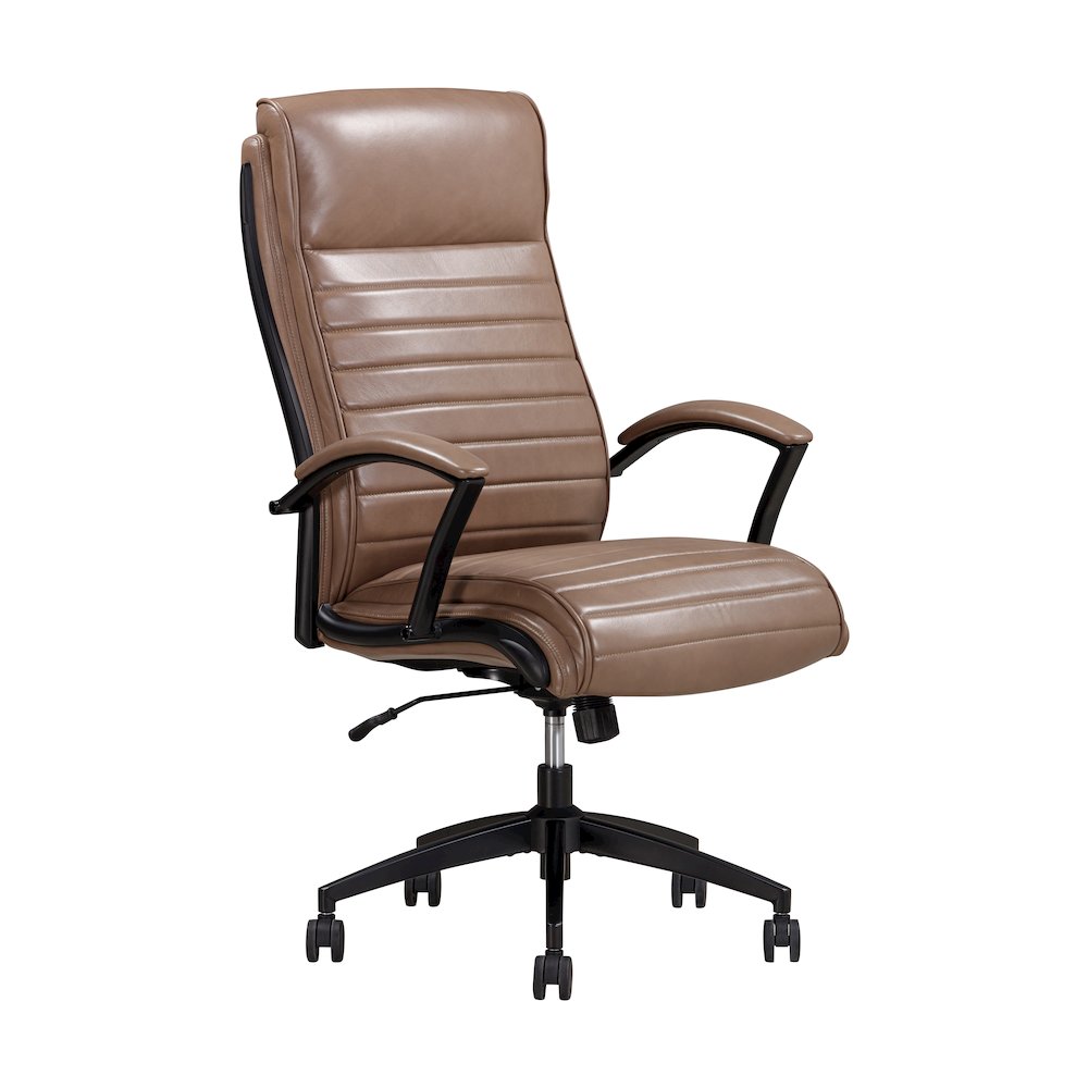 Leather Desk Chair. Picture 1