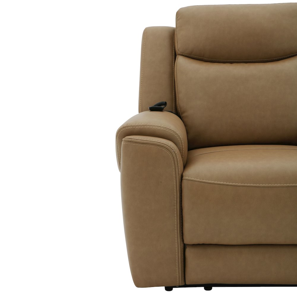 Momentum - Cashew Power Zero Gravity Recliner with Heat & Massage. Picture 6